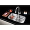Anzzi Moore Undermount 32" 50/50 Double Bowl Kitchen Sink in Brushed Satin K-AZ3218-2B - alternate 6